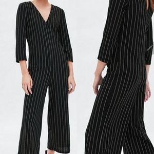 Zara Pin Striped Jumpsuit